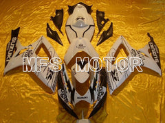 Suzuki GSXR600 GSXR750 2006-2007 Injection ABS verkleidung - Corona - Schwarz Weiß - MFS4865