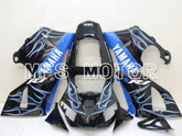 Yamaha YZF-R1 2000-2001 Injection ABS verkleidung - Flamme - Blau Schwarz - MFS4869
