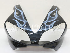 Yamaha YZF-R1 2000-2001 Injection ABS verkleidung - Flamme - Blau Schwarz - MFS4869
