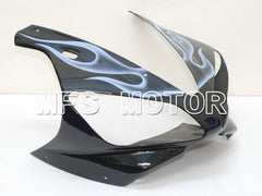 Yamaha YZF-R1 2000-2001 Injection ABS verkleidung - Flamme - Blau Schwarz - MFS4869