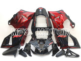 Yamaha YZF-R1 2000-2001 Injection ABS verkleidung - Flamme - Schwarz Rot - MFS4874