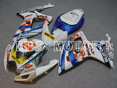 Suzuki GSXR600 GSXR750 2006-2007 Injection ABS verkleidung - Dark Dog - Blau Weiß - MFS4882