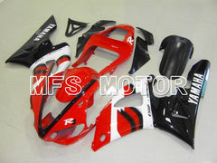 Yamaha YZF-R1 2000-2001 Injection ABS verkleidung - Factory Style - Rot Weiß - MFS4896