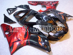 Yamaha YZF-R1 2000-2001 Injection ABS verkleidung - Factory Style - Schwarz Rot - MFS4900
