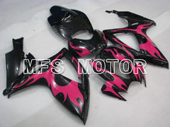 Suzuki GSXR600 GSXR750 2006-2007 Injection ABS Fairing - Others - Black Pink - MFS4914