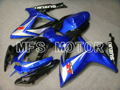 Suzuki GSXR600 GSXR750 2006-2007 Injection ABS verkleidung - Factory - Blau Schwarz - MFS4948