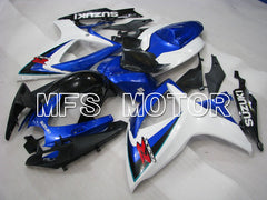 Suzuki GSXR600 GSXR750 2006-2007 Injection ABS verkleidung - Factory - Blau Weiß Schwarz - MFS4968