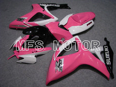 Suzuki GSXR600 GSXR750 2006-2007 Injection ABS Fairing - Factory - White Pink - MFS4989