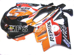 Honda CBR600 F3 1997-1998 Injection ABS verkleidung - Repsol - Schwarz Orange Rot - MFS5014
