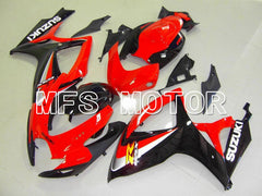 Suzuki GSXR600 GSXR750 2006-2007 Injection ABS Fairing - Factory - Red Black - MFS5018