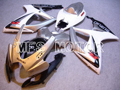 Suzuki GSXR600 GSXR750 2006-2007 Injection ABS Fairing - Factory - Black White - MFS5024
