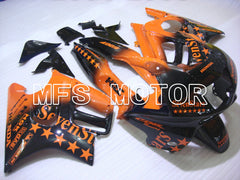 Honda CBR600 F3 1997-1998 Injection ABS Fairing - SevenStars - Black Orange - MFS5026