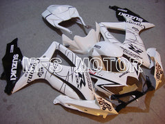 Suzuki GSXR600 GSXR750 2008-2010 Injection ABS verkleidung - Corona - Schwarz Weiß - MFS5033