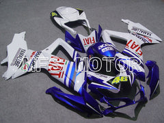Suzuki GSXR600 GSXR750 2008-2010 Injection ABS verkleidung - FIAT - Blau Weiß - MFS5046