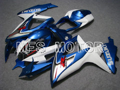 Suzuki GSXR600 GSXR750 2008-2010 Injection ABS verkleidung - Factory Style - Blau Weiß - MFS5084