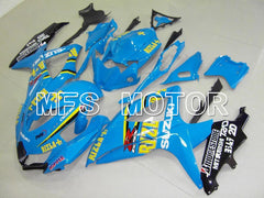 Suzuki GSXR600 GSXR750 2008-2010 Injection ABS verkleidung - Rizla+ - Blau - MFS5119