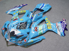 Suzuki GSXR600 GSXR750 2008-2010 Injection ABS verkleidung - Rizla+ - Blau - MFS5120