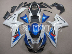 Suzuki GSXR600 GSXR750 2011-2024 Injection ABS verkleidung - Factory Style - Blau Weiß - MFS5129