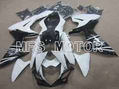 Suzuki GSXR600 GSXR750 2011-2024 Injection ABS verkleidung - Fabrik Stil - Schwarz Weiß - MFS5134