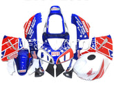 Honda CBR600RR 2003-2004 ABS Injection Fairing - Castrol - White Red Blue - MFS5153