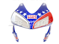 Honda CBR600RR 2003-2004 ABS Injection Fairing - Castrol - White Red Blue - MFS5153
