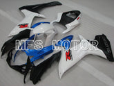 Suzuki GSXR600 GSXR750 2011-2024 Injection ABS verkleidung - Factory Style - Blau Weiß Matt - MFS5155