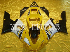 Carénage ABS injecté Yamaha YZF-R1 1998-1999 - Style usine - Noir Blanc Jaune - MFS5156