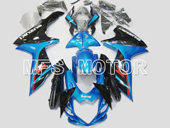 Suzuki GSXR600 GSXR750 2011-2024 Injection ABS verkleidung - Factory Style - Schwarz Blau - MFS5166