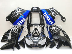 Carénage ABS injecté Yamaha YZF-R1 1998-1999 - Flamme - Noir Bleu - MFS5179