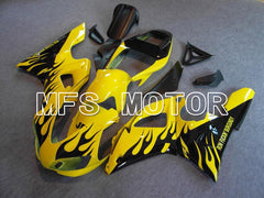 Carénage ABS injecté Yamaha YZF-R1 1998-1999 - Flamme - Noir Jaune - MFS5180