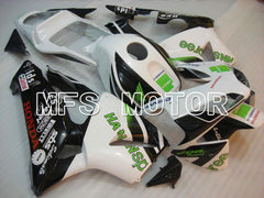 Honda CBR600RR 2003-2004 ABS Injection Fairing - HANN Spree - White Black - MFS5204