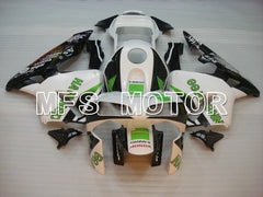 Honda CBR600RR 2003-2004 ABS Injection Fairing - HANN Spree - White Black - MFS5204