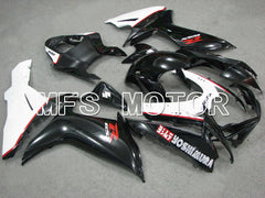 Suzuki GSXR600 GSXR750 2011-2024 Injection ABS verkleidung - YOSHIMURA - Schwarz Weiß - MFS5205