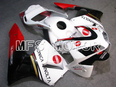 Carénage ABS injecté Honda CBR600RR 2003-2004 - Konica Minolta - Blanc Noir Rouge - MFS5224