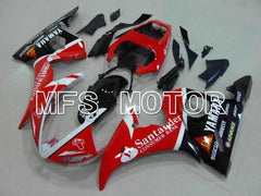 Yamaha YZF-R6 2003-2004 Injection ABS verkleidung - Santander - Rot Schwarz - MFS5226
