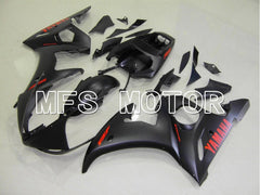 Yamaha YZF-R6 2003-2004 Injection ABS verkleidung - Factory Style - Matt Schwarz - MFS5230
