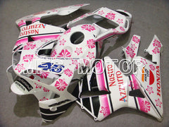 Honda CBR600RR 2003-2004 ABS-Spritzgussverkleidung - Nastro Azzurro - Weiß Pink - MFS5247