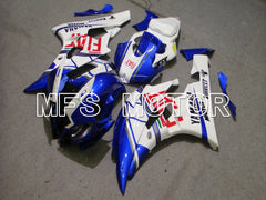 Yamaha YZF-R6 2006-2007 Injection ABS verkleidung - FIAT - Blau Weiß - MFS5303
