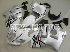 Suzuki GSXR1300 Hayabusa 1999-2007 Injection ABS verkleidung - Factory Style - Weiß Silber - MFS5362