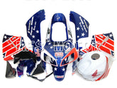 Carénage ABS injecté Honda CBR600RR 2005-2006 - Castrol - Bleu Rouge - MFS5393