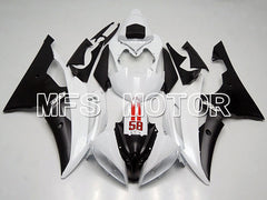 Yamaha YZF-R6 2008-2016 Injection ABS Fairing - Factory Style - White Black - MFS5410