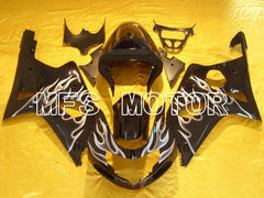 Suzuki GSXR1000 2000-2002 Injection ABS Fairing - Flame - Black White - MFS5418