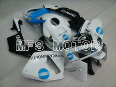 Carénage ABS injecté Honda CBR600RR 2005-2006 - Konica Minolta - Noir Blanc Bleu - MFS5444