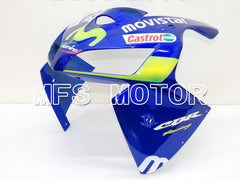 Carénage ABS injecté Honda CBR600RR 2005-2006 - Movistar - Bleu Vert - MFS5463