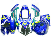Carénage ABS injecté Honda CBR600RR 2005-2006 - Movistar - Bleu Vert - MFS5463