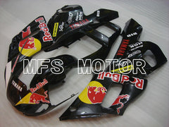 Yamaha YZF-R6 1998-2002 Injection ABS verkleidung - Red Bull - Schwarz - MFS5467