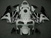 Honda CBR600RR 2003-2004 Injection ABS verkleidung - Factory Style - Weiß Schwarz - MFS5532