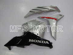 Carénage ABS injecté Honda CBR600RR 2009-2012 - Style usine - Argent Noir - MFS5546