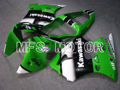 Kawasaki NINJA ZX6R 2000-2002 Injection ABS Fairing - Others - Black Green - MFS5576
