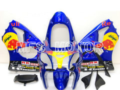 Kawasaki NINJA ZX6R 2000-2002 Injection ABS verkleidung - Red Bull - Blau - MFS5581